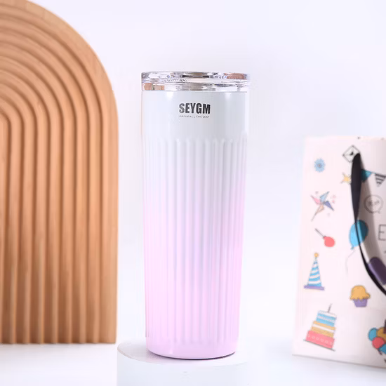 Caneca de viagem isolada em aço inoxidável de parede dupla 500ml