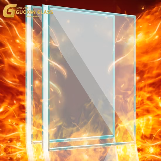 Calor soprado à mão de borosilicato transparente feito sob medida